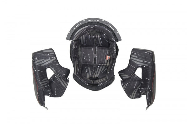 UFO Aries Helmet Inner Pad & Cheekpads Black Velikost xl HR148#XL