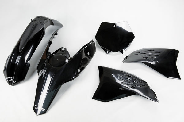UFO PLASTAL KIT Black KTM KTKIT506@001