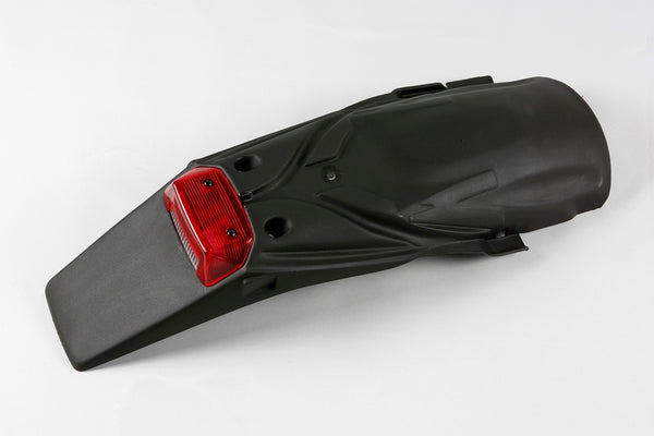 UFO Registrační deska držák černé integrované světlo 12V 21/5W KTM Exc KT03047#001