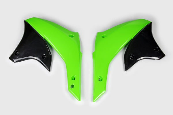 Radiátor UFO kryje OEM KX Green Kawasaki KLX450R KA03789#026