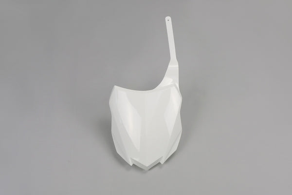 UFO přední číslo číselné desky White Kawasaki KX250F/450F KA04724#047