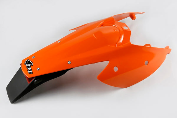 UFO Zadní Fender + držák poznávací značky /W Light Orange KTM Exc KT03081#127