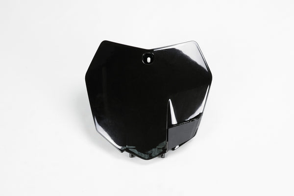 UFO Front Number Plate Black KTM KT04051@001