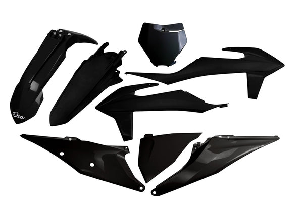 UFO PLASTAL KIT Black KTM SX/SX-F KTKIT522@001