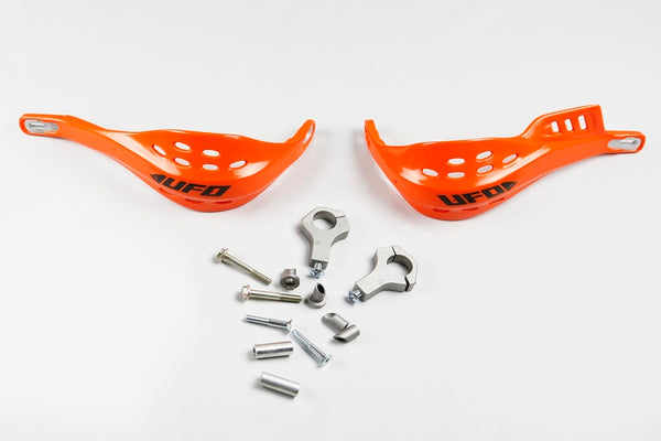 UFO SUmpy Supermotard Hanguards Ø28mm KTM Orange PM01625@127