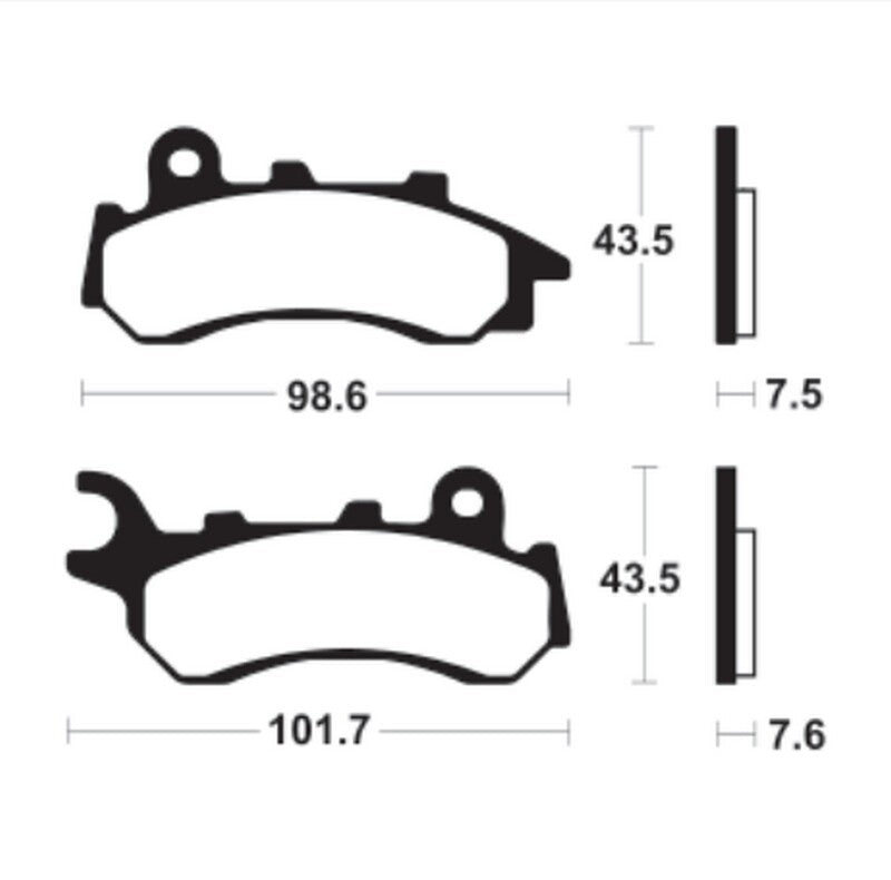 Tecnium Organic Braked Deps - ME464 (pro Nissin Cliper) 1090542