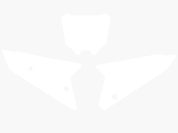 Nálepky Blackbird White Honda CRF450 3147/000005