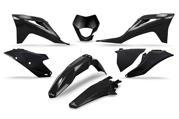 Plastová sada UFO Black Gas Gas EC GGKIT703@001