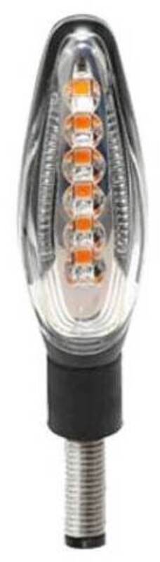 Koso LED indikátor Sonic Front od páru - černý HE045201