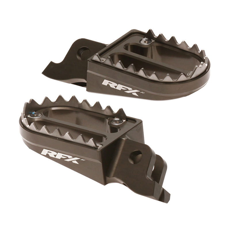 RFX Pro Series 2 Footrests (tvrdé eloxované) - Kawasaki KXF250/450