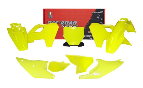 RaceTech Plastic Kit 7 dílů-žluté pro Husqvarna (R-KithSQ-GQ0-523)