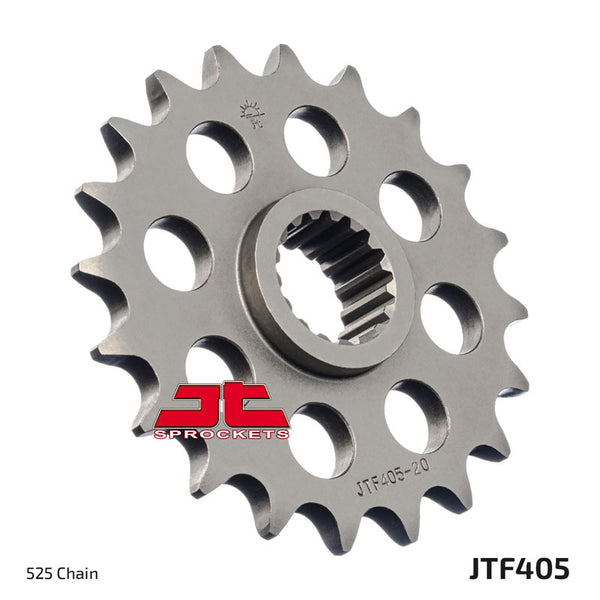 JT Sprock's Steel Noise -Free Front Sprock 405 - 525 JTF405.20RB