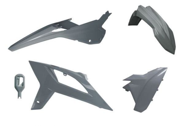 RaceTech Plastic Kit 4 díly-replika šedá na beta (R-Kitbet-Gr0-520)