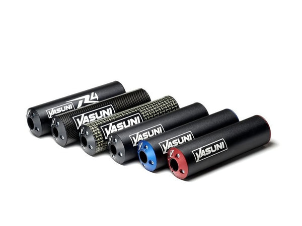 Yasuni s plným výfukovým systémem Alu Black / Alu Blue Trub1001-4a