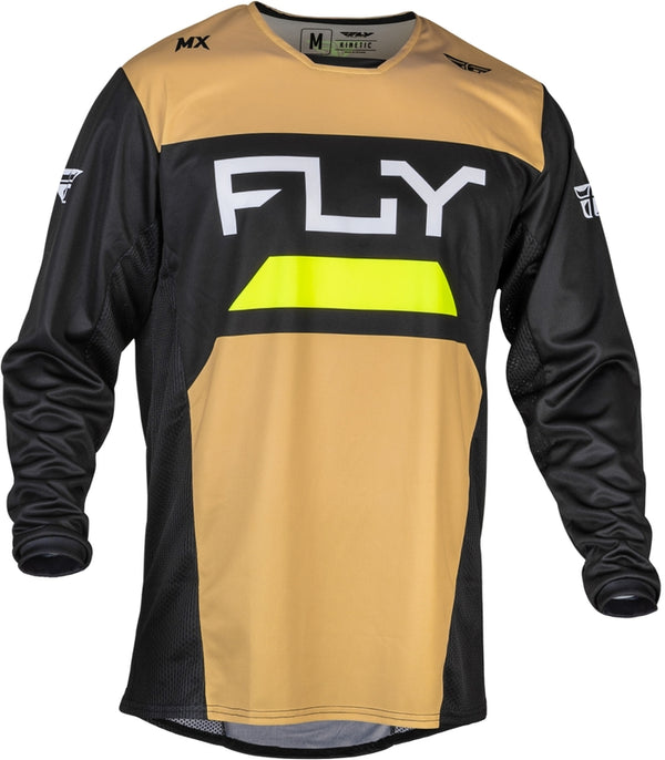 Fly Racing Kinetic Reload Jersey-Khaki/Black/Hi-Vis 377-522s