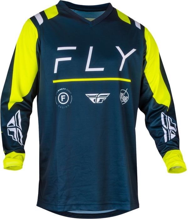 Fly Racing F-16 Jersey-Navy/Hi-Vis/White 377-922M