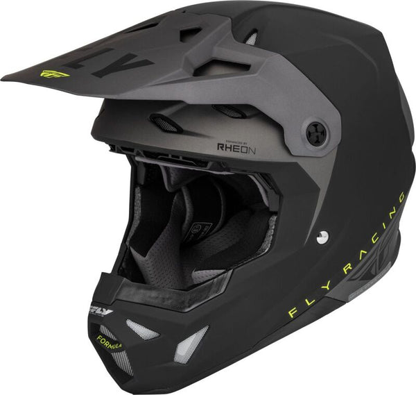 Fly Racing Formule CP Sllant Helmet Matte Black/Hi-Vis XL 73-0030X