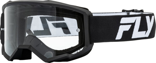 Escape racing focus cross glasses white/black - clear lens