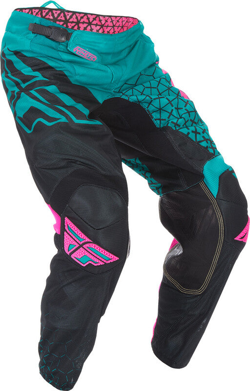 Mládežnické kalhoty pro léky Kinetic Trifecta Mesh - Teal/Pink/Black 370-33526