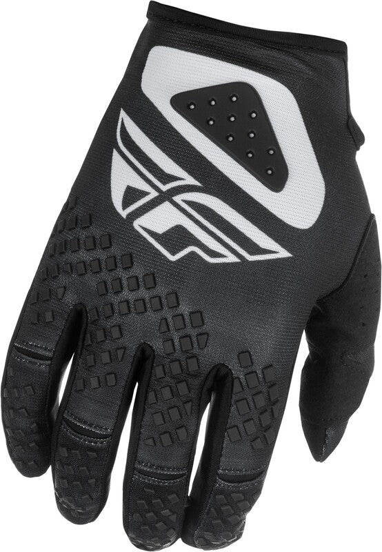 Fly Racing Kinetic Sym Gloves - Black/White 378-4113x