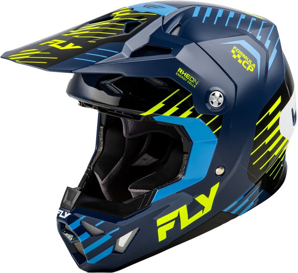 Fly Racing Formule CP Slice Helma-Navy/Hi-Vis/White 73-00m