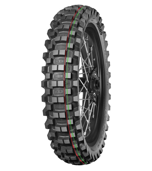 Mitas Tyre Terra Force-MX MH 100/90-19 57m TT Medium Hard Terrain Red Green NHS