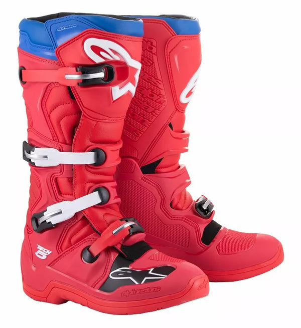 Alpinestars (MX) Boot Tech5 Red/Blue 7 2015015-323-7