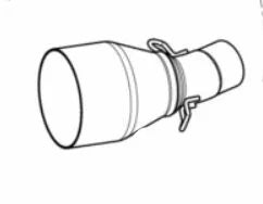 AKRAPOVIC LINK TUPE SS L-V3SO3SS