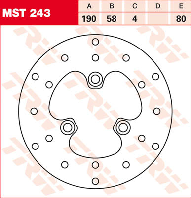 TRW rotor TRW MST243 MST243