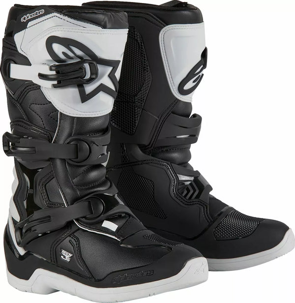 Alpinestars (MX) Boot Tech3s Yth WHHT/BLK 2 2014024-2-2-2-2