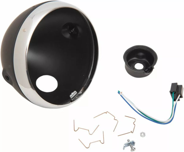 Emgo H/Lampa Lucas 7 Shell Blk 66-65068