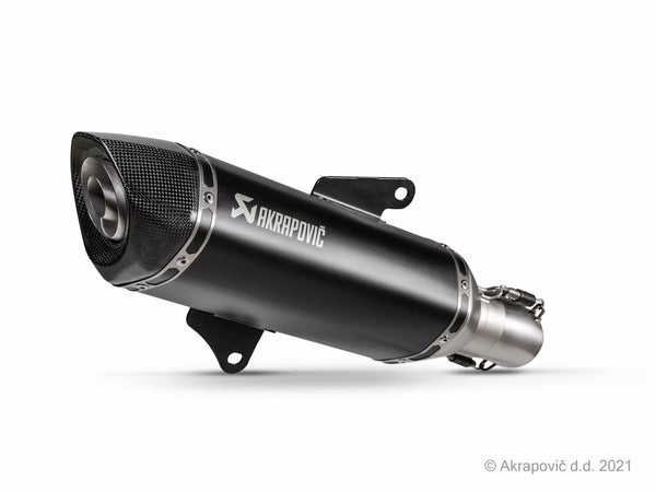 Akrapovic tlumič SS BK Forza 350 S-H3SO8-HRSSBL
