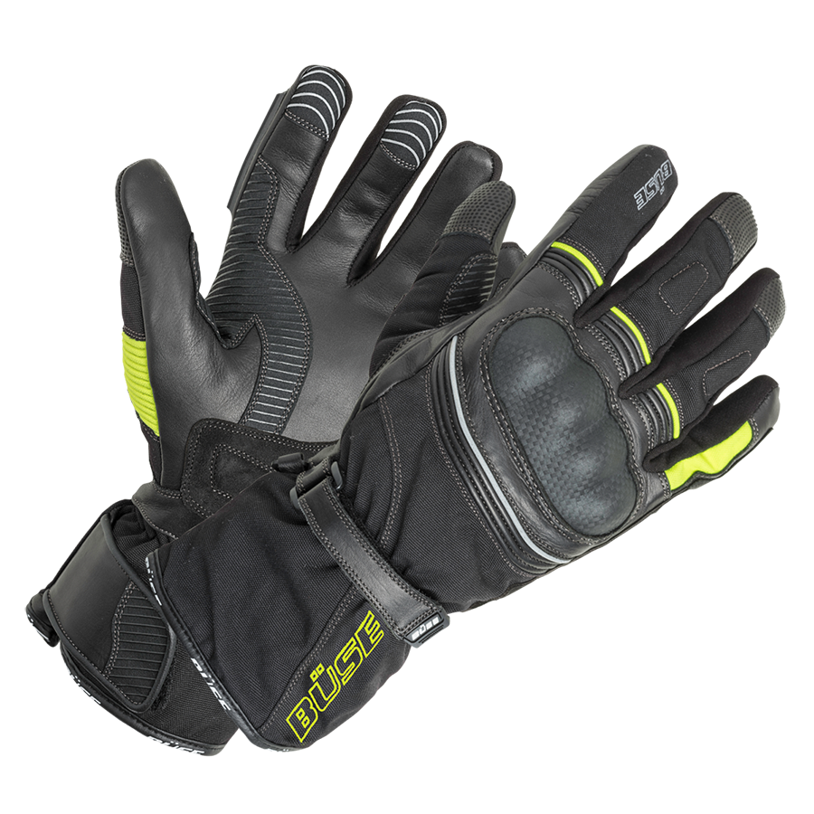 Büse MC Gloves Waterproof TourSport Black /Chřipka