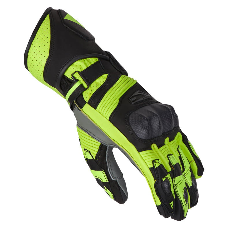 Rebelhorn MC-Sport Gloves Fighter Black /Flu