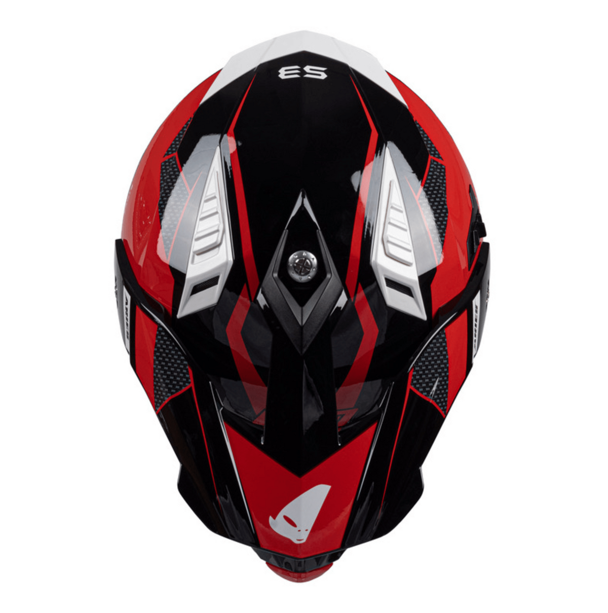 UFO Adventure MC Helmet Aries Black /Red