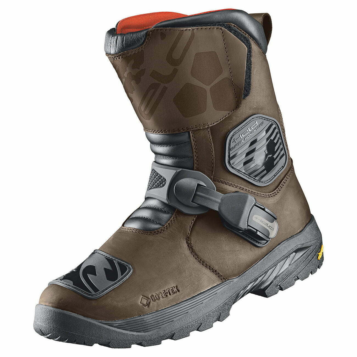 Held Unisex Gore-Tex® Short Motorcycle Boots Brickland Brown 