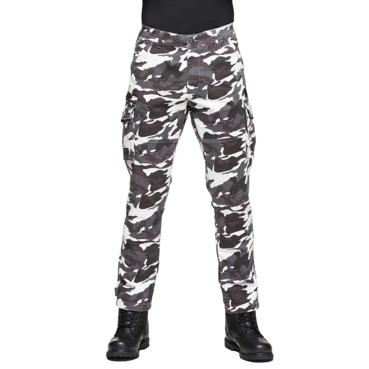 Sweep Kevlar MC-Pants Jungle Black /White /Camo