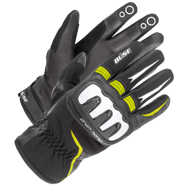 Büse MC-Gloves Otevřená silniční sport černá /chřipka