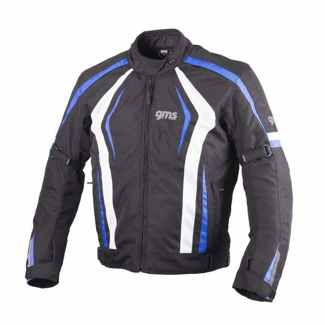 GMS Textile MC bunda Blound Pace Black /White /Blue