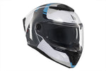 MT Helmets Atom 2 SV Emalla C17 mc-hjälm med aerodynamisk design, klart visir och robust konstruktion för motorcyklister.