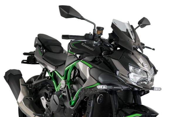Větry. Nový gen. Sport Kawasaki Z H2 c/kouř