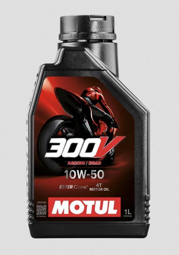 Motul 300V 4t tovární linka Road Racing 10W-50 1 L (12ks/karton)