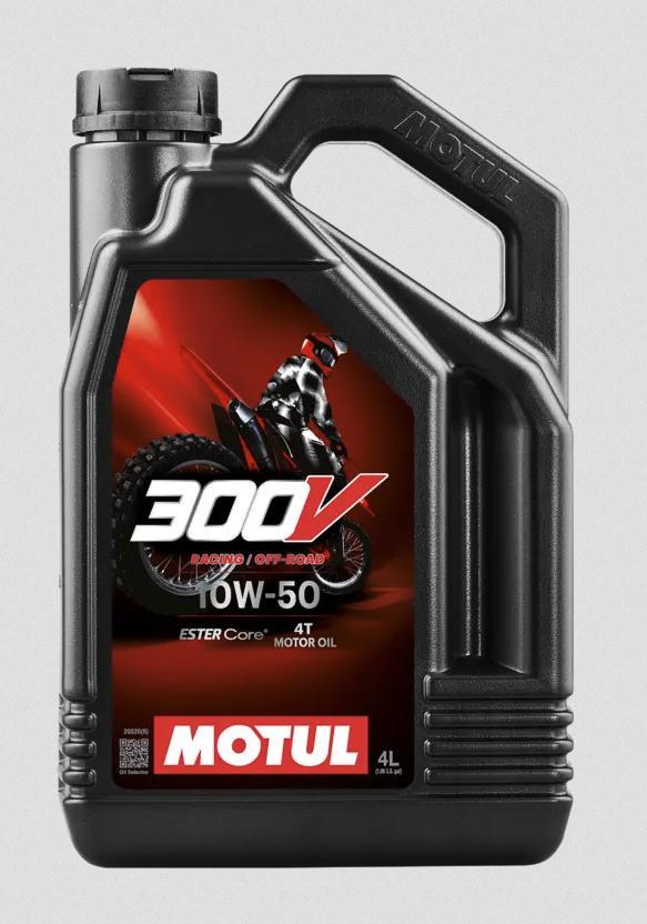 Motul 300V 4t tovární linka Off-Road 10W-50 4 L (4st/lepenka)