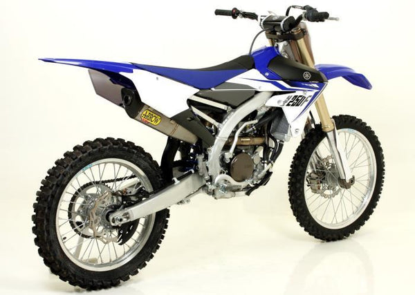 Yamaha YZ 250 F 14/15 Úplný systém s titanovým trofejním tlumičem s kolektorem uhlíku a ocelovým sběratelem
