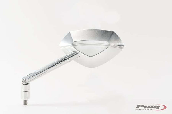 Zadní zrcadlo Hi-Tech v homologovaném hliníku S/Left (1ks)