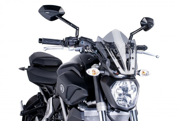 Čelní sklo New Gen Sport Yamaha MT07 14-17 C/SMO
