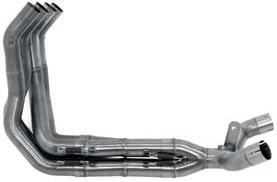 Kawasaki Z1000 4: 2: 2 Sběratele z nerezové oceli pro originální a šipkové tlumiče