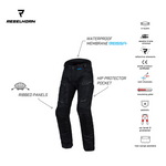 Rebelhorn Textile Motorcycle Pants Cubby IV Black /Gray /Flu 