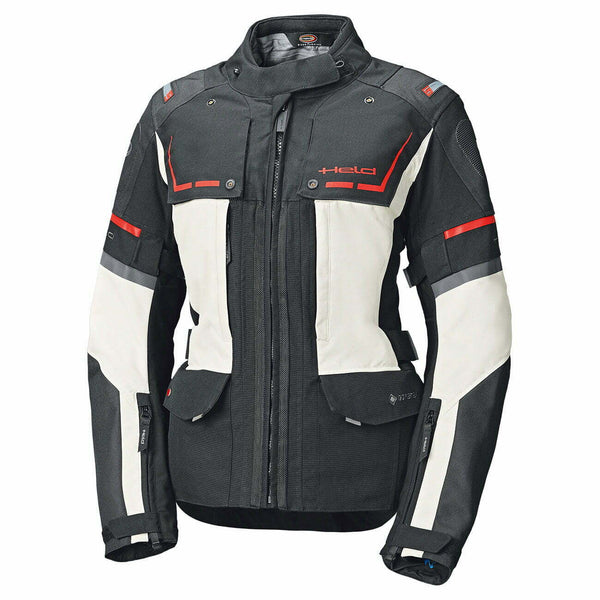 Held Dam Gore-Tex® Textile Mc-Jacket Karakum Top Black / Gray 