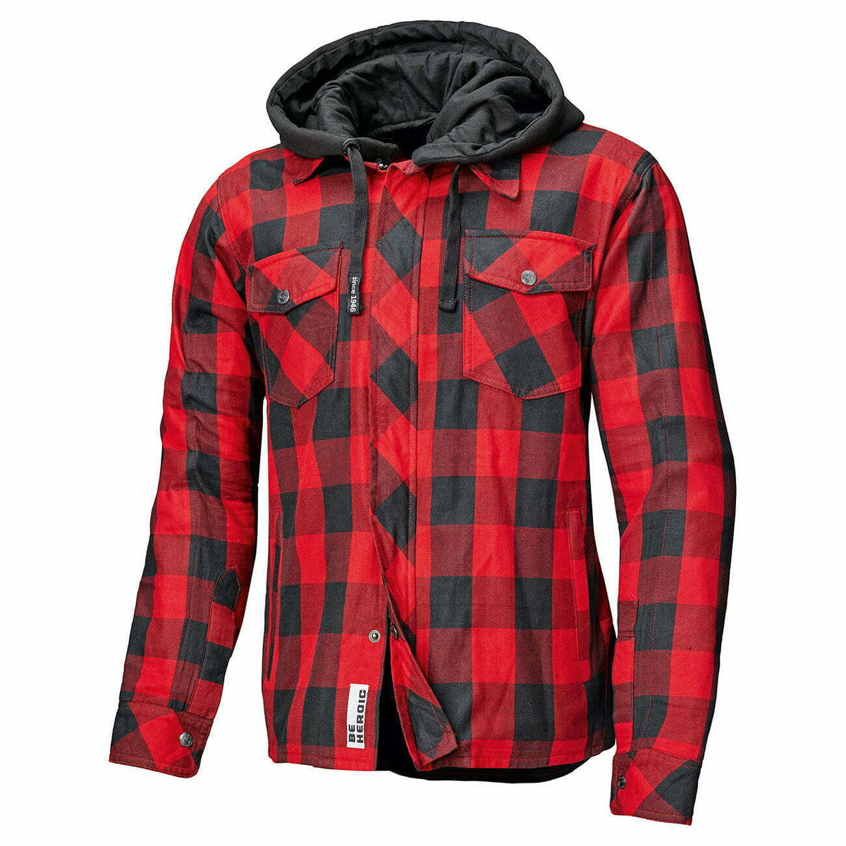 Held Lady Kevlar MC Shirt Lumberjack II Black /Red